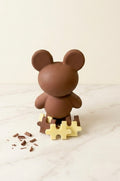 Oso de chocolate con puzzle